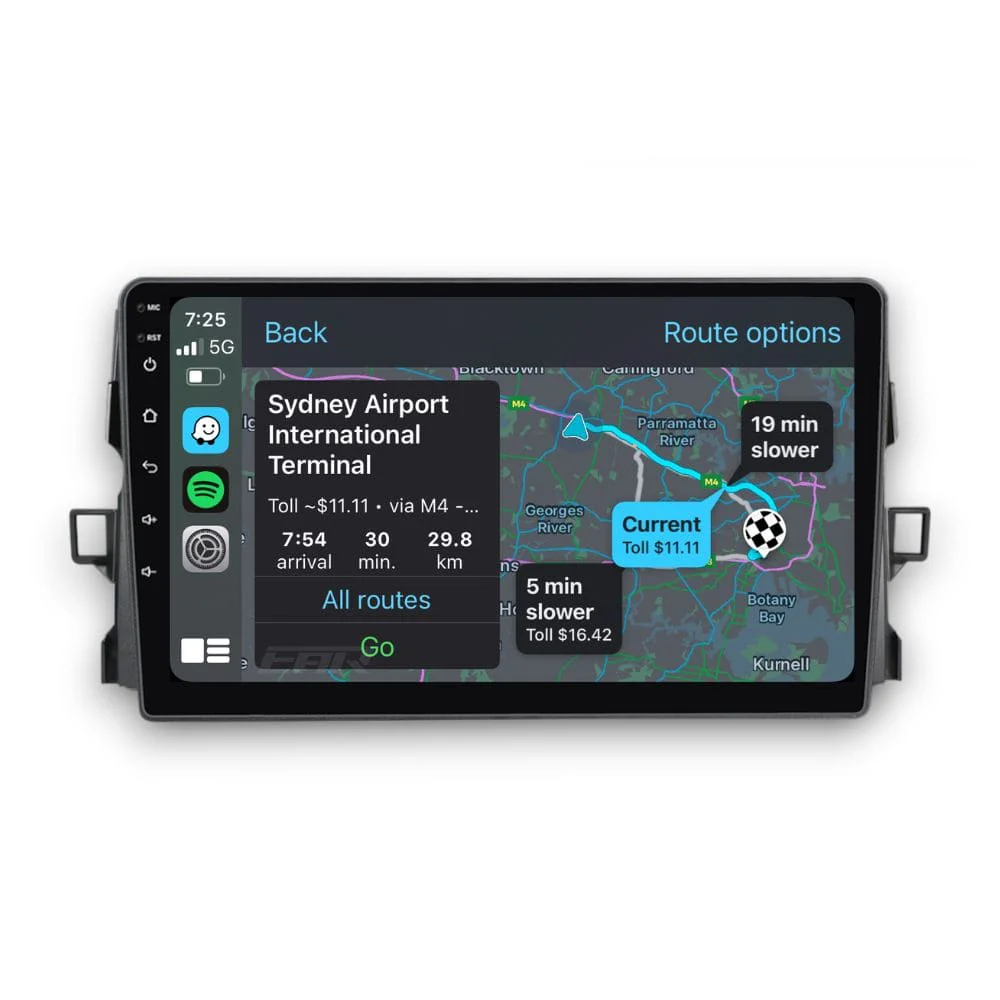 Toyota Corolla Hatchback (Auris) (2006 - 2011) Multimedia 9" Touchscreen Display + Built-In Wireless Carplay & Android Auto - Image 2