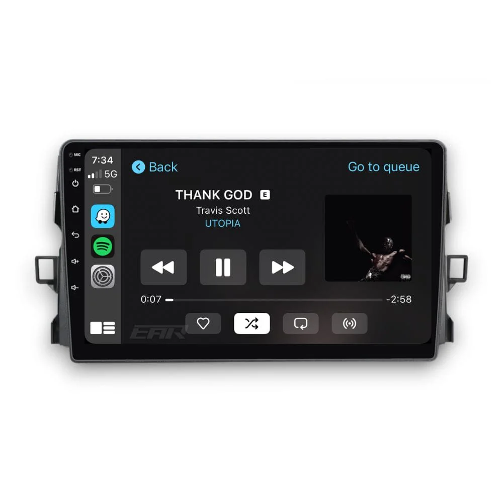 Toyota Corolla Hatchback (Auris) (2006 - 2011) Multimedia 9" Touchscreen Display + Built-In Wireless Carplay & Android Auto - Image 3