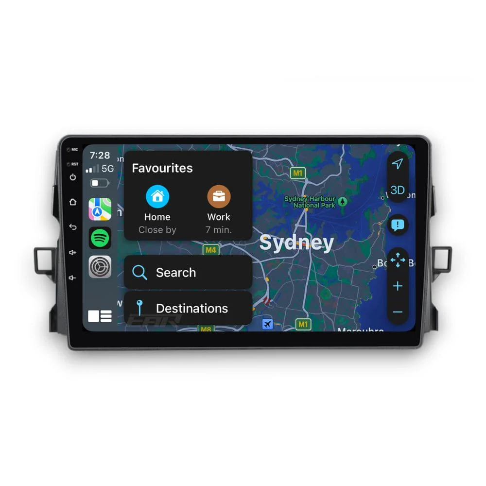 Toyota Corolla Hatchback (Auris) (2006 - 2011) Multimedia 9" Touchscreen Display + Built-In Wireless Carplay & Android Auto - Image 5