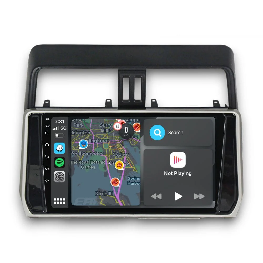 Toyota Prado 150 Series (2017 - 2022) Multimedia 10" Touchscreen Display + Built-In Wireless Carplay & Android Auto - Image 4