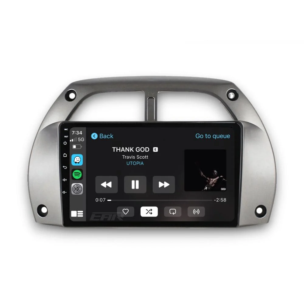 Toyota RAV4 (2001 - 2006) Multimedia 9" Touchscreen Display + Built-In Wireless Carplay & Android Auto - Image 3