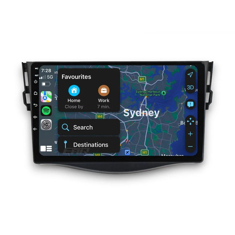 Toyota RAV4 (2006 - 2013) Multimedia 9" Touchscreen Display + Built-In Wireless Carplay & Android Auto - Image 5