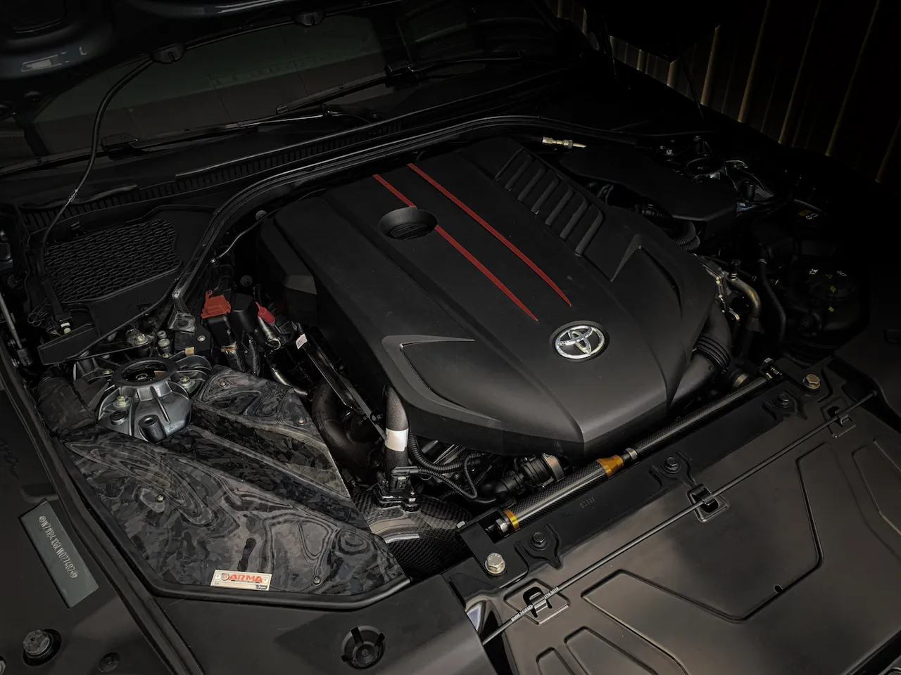 ARMASPEED Toyota Supra | A90 MK5 3.0 | Carbon Fiber Cold Air Intake - Image 5