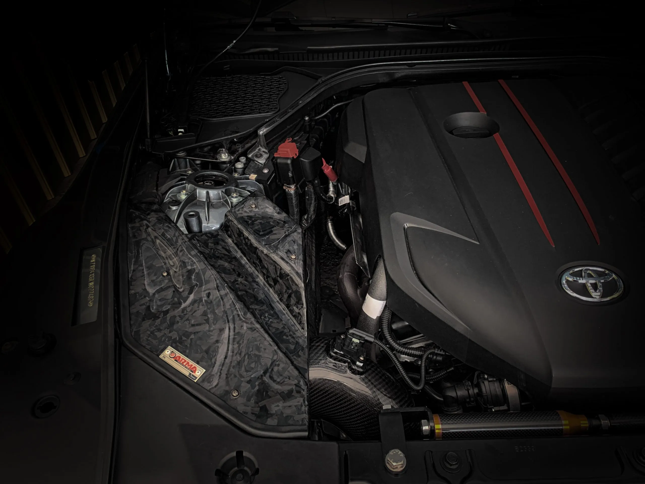 ARMASPEED Toyota Supra | A90 MK5 3.0 | Carbon Fiber Cold Air Intake - Image 6