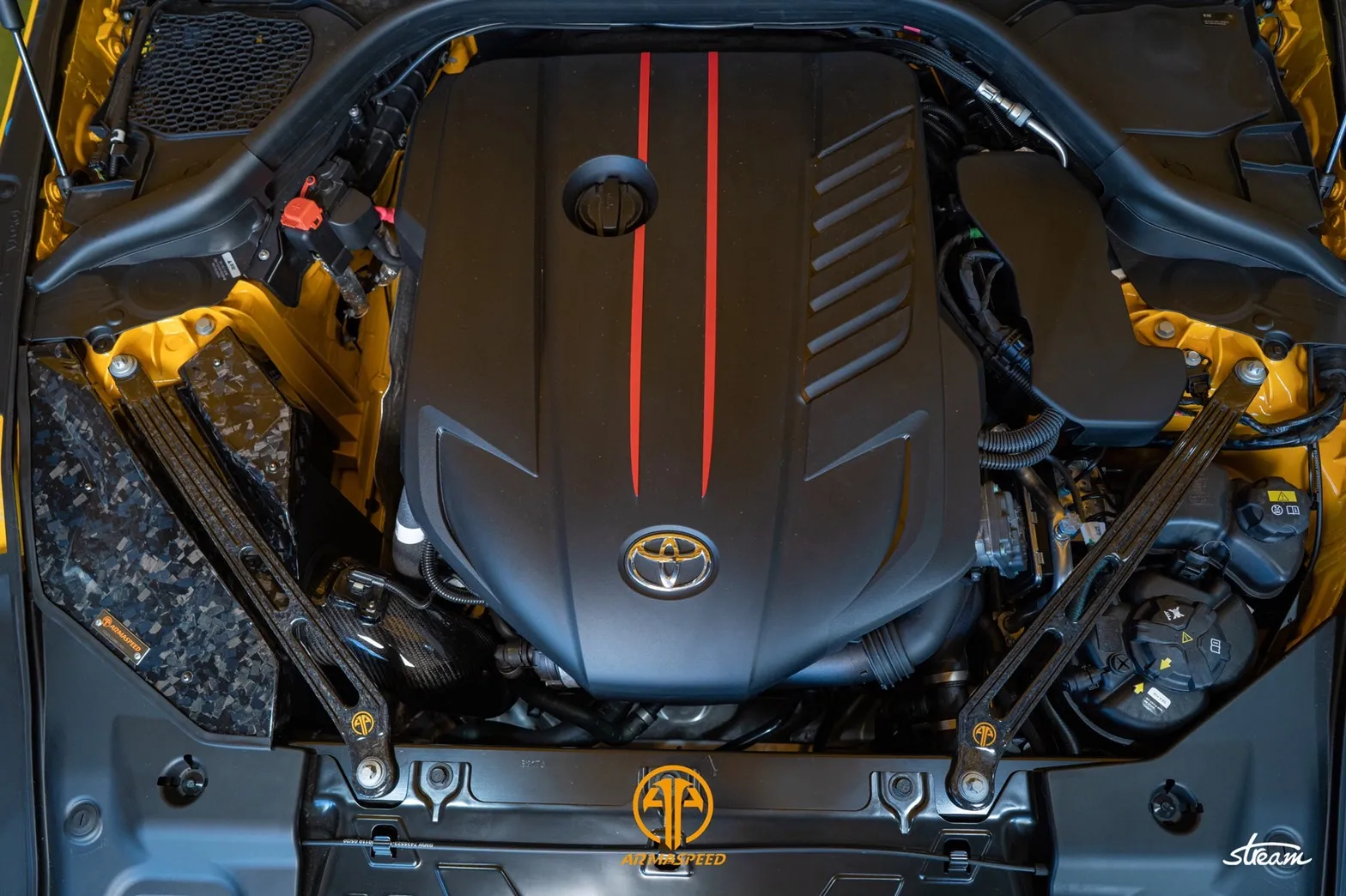 ARMASPEED Toyota Supra | A90 MK5 3.0 | Carbon Fiber Cold Air Intake - Image 9