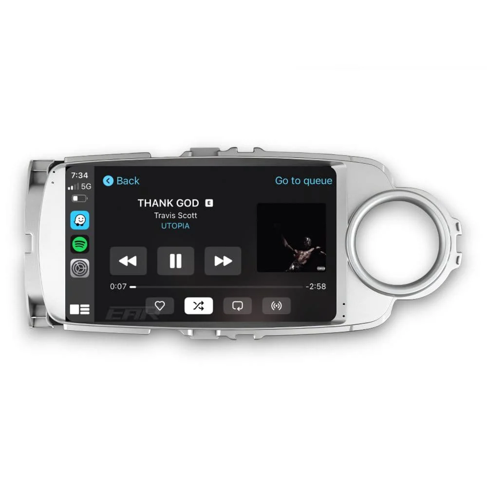 Toyota Yaris (2012 - 2017) Multimedia 9" Touchscreen Display + Built-In Wireless Carplay & Android Auto - Image 3