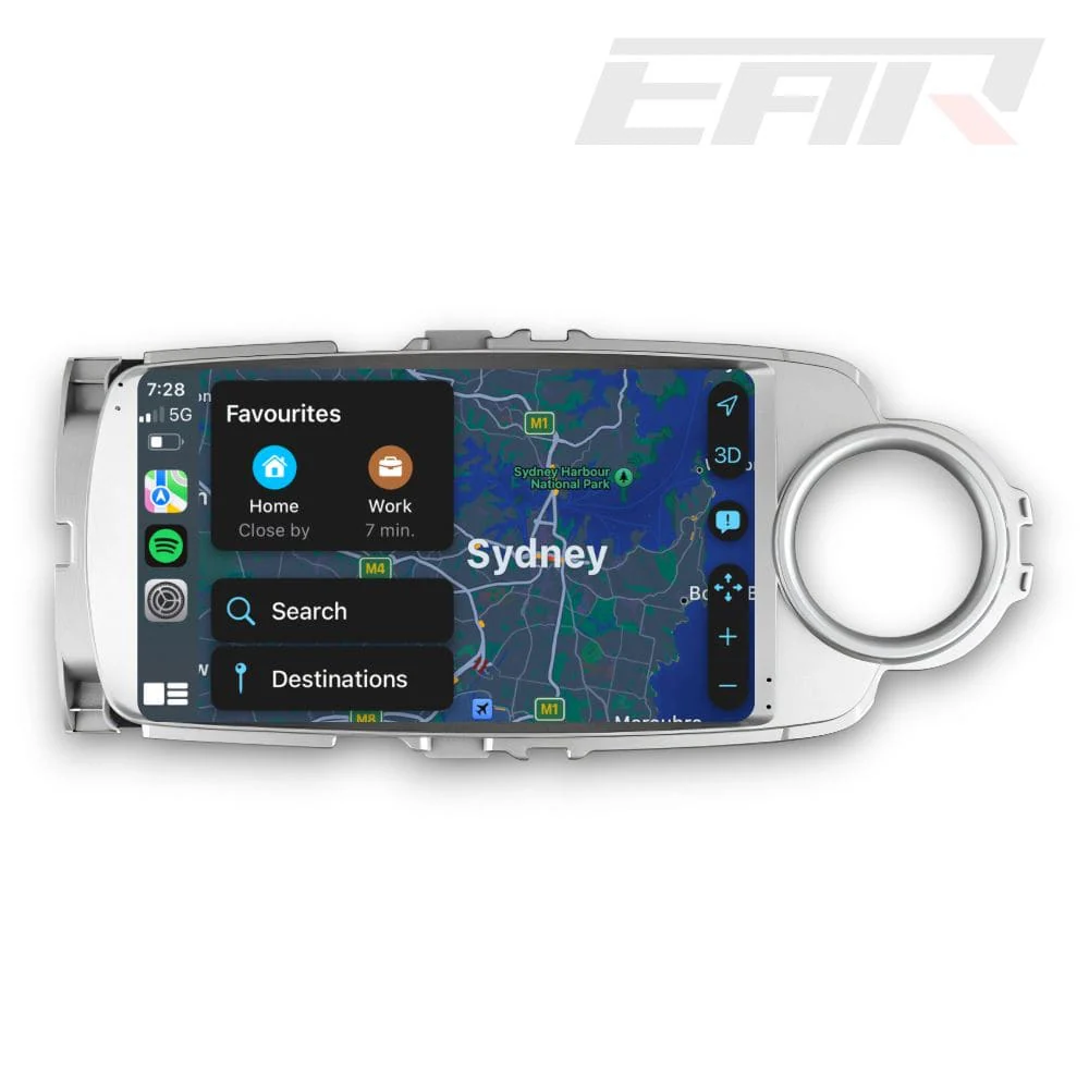 Toyota Yaris (2012 - 2017) Multimedia 9" Touchscreen Display + Built-In Wireless Carplay & Android Auto - Image 5