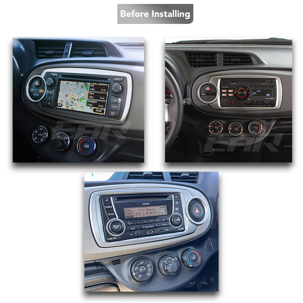 Toyota Yaris (2012 - 2017) Multimedia 9" Touchscreen Display + Built-In Wireless Carplay & Android Auto - Image 6